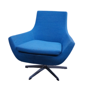 Swedese Happy Swing Low Armchair in Blue