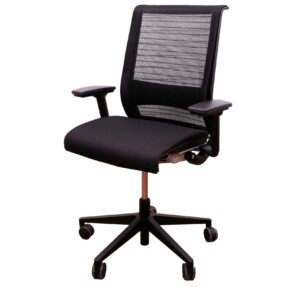 Steelcase Think Task Chair With Lumbar Support on White Background