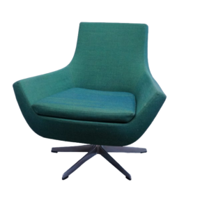 Swedese Happy Swing Low Armchair in Green
