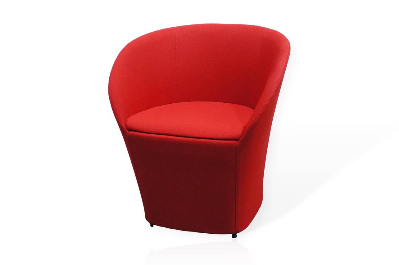 Herman Miller Hadley armchair red Office Resale