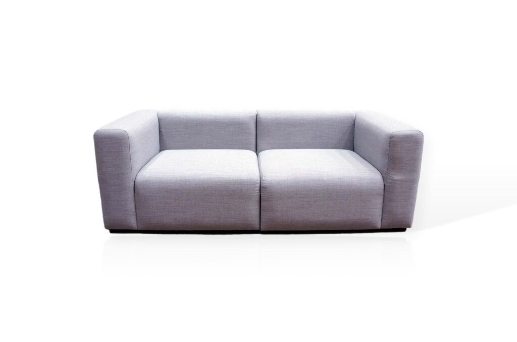 Hay Mags Modular 2 Piece Sofa In Light Grey