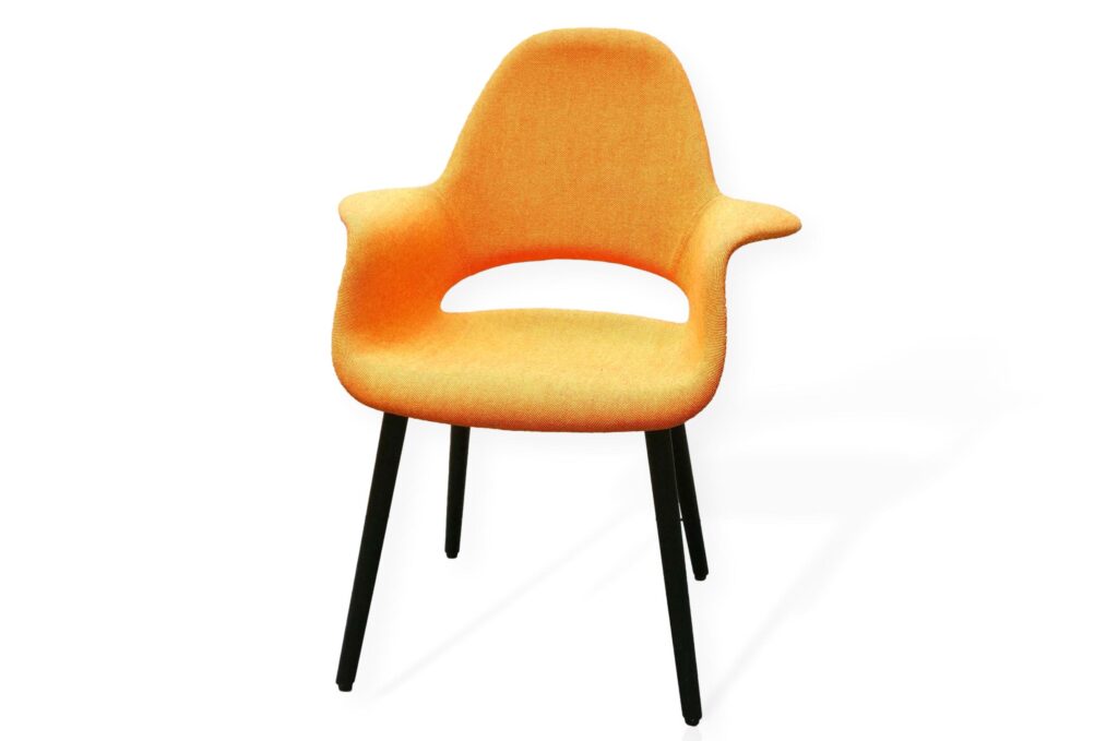 Vitra Organic Chair In Orange