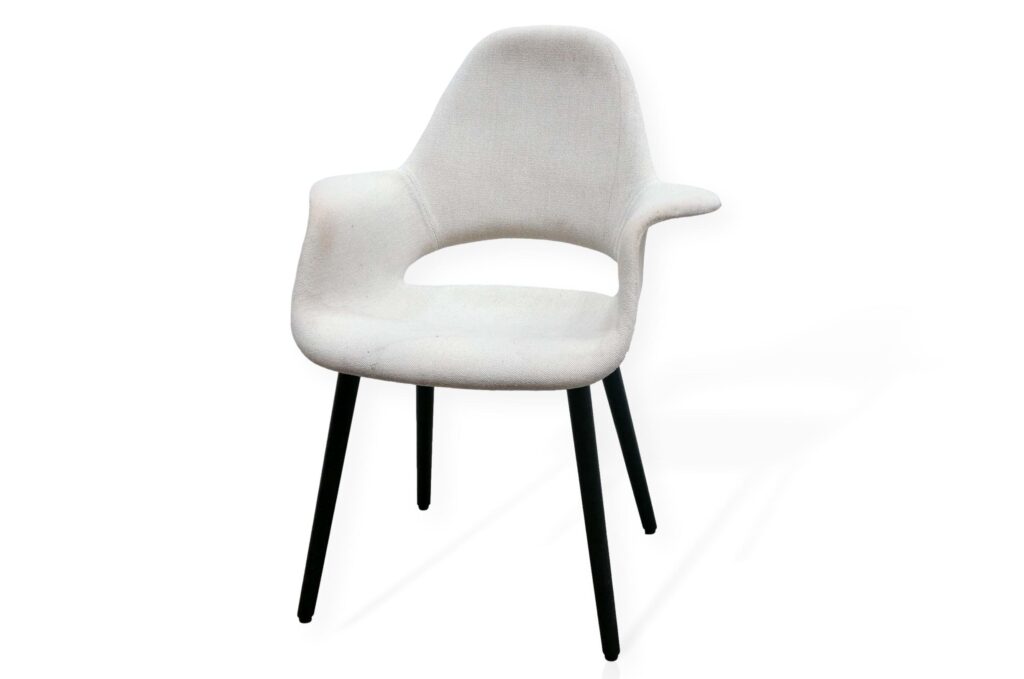 Vitra Organic Chair In Light Grey