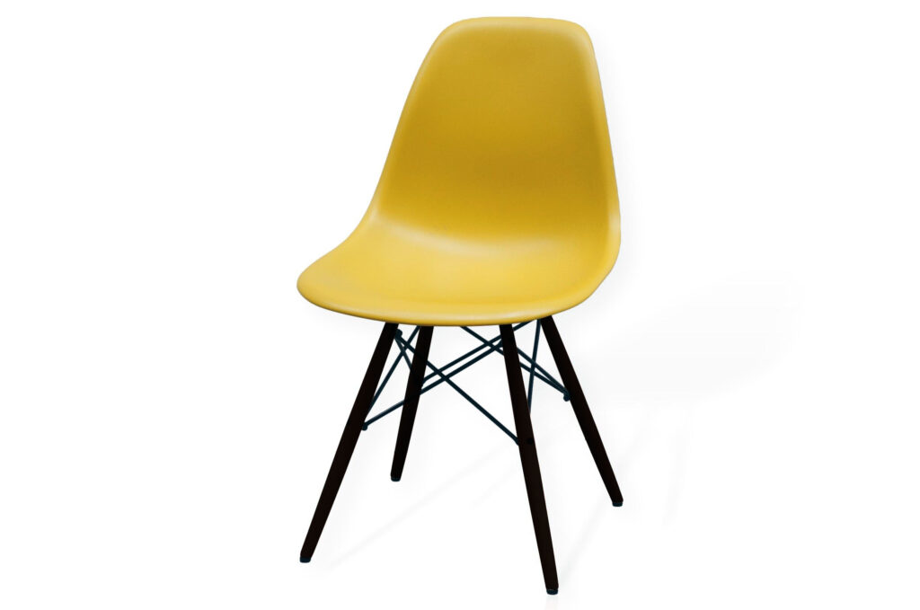 Vitra DSW Chair in Mustard/Black