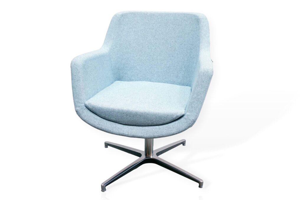 Elite Lounge Chair In Light Blue
