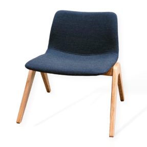 Naughtone Viv Wood Lounge In Blue