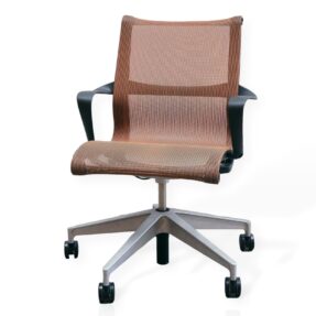 Herman Miller Setu Chair In Mango/Silver
