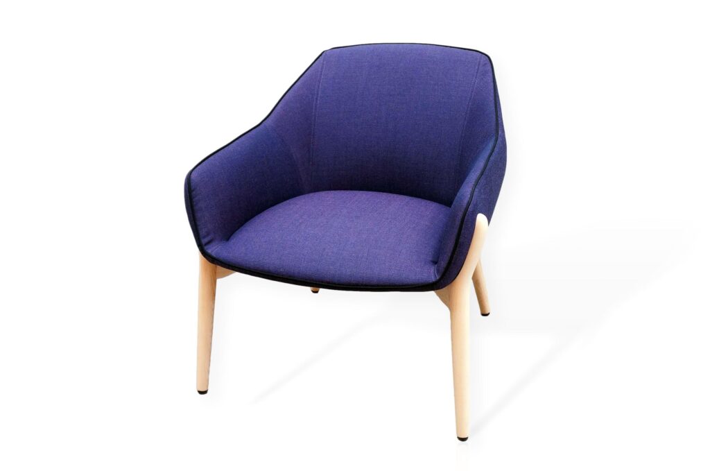 Sancal Nido Lounge Chair In Purple