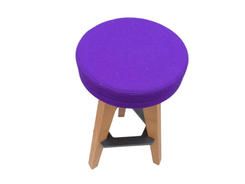 Verco purple Martin bar stool
