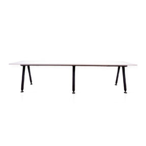 Herman Miller Abak Environments Desk, Side By Side, 2 Person, Oval Legs