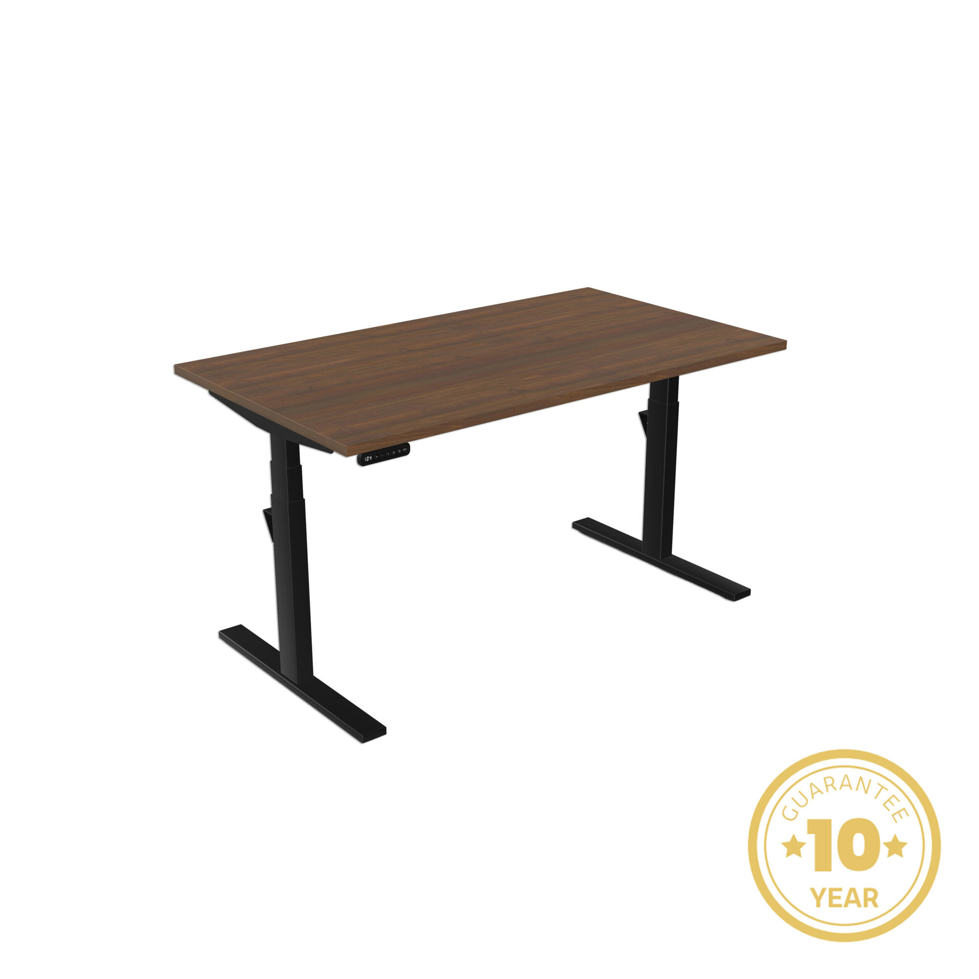 Elevate Pro X3 Single Black Frame Dark Walnut Top Straight 10yr Guarantee Elevate Pro X3 Single Black Frame Dark Walnut Top Straight 10yr