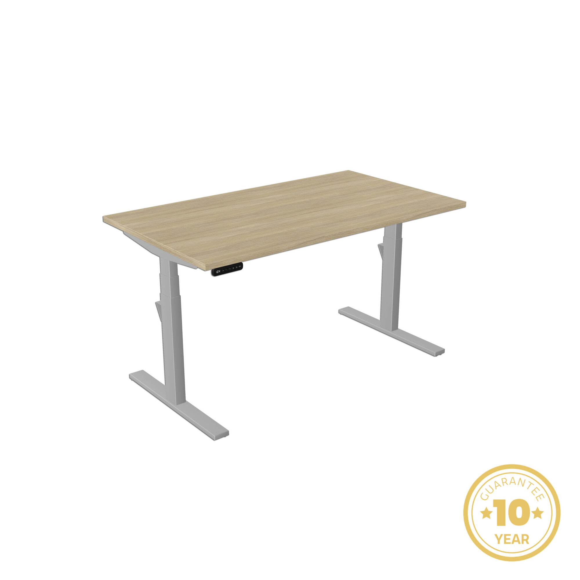 Elevate Pro X3 Single Silver Frame Light Oak Top Straight 10yr Guarantee Elevate Pro X3 Single Silver Frame Light Oak Top Straight 10yr Guarantee