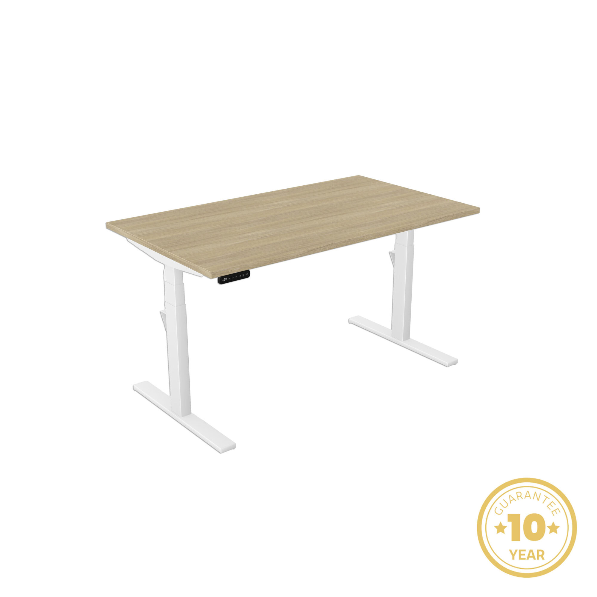 Elevate Pro X3 Single White Frame Light Oak Top Straight 10yr Guarantee Elevate Pro X3 Single White Frame Light Oak Top Straight 10yr Guarantee