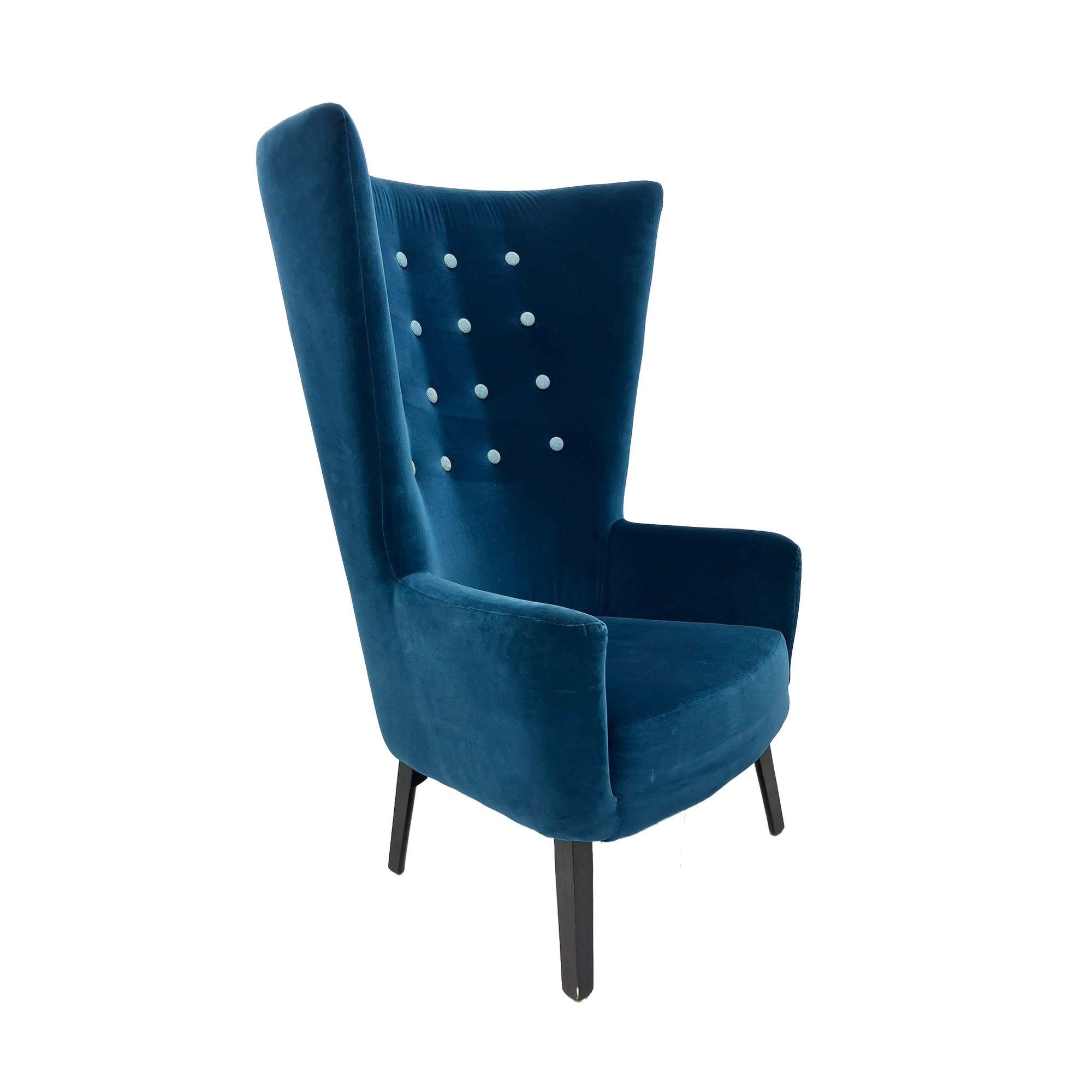 Deadgood Love Wing Back Armchair Front Left Deadgood Love Wing Back Armchair
