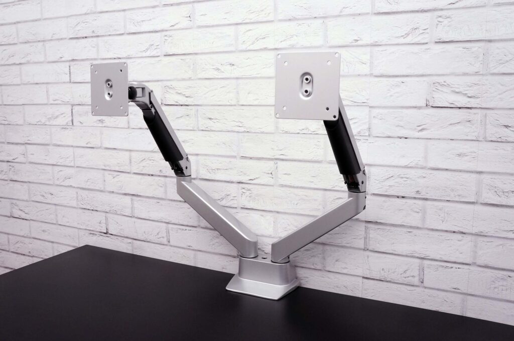 Iris Twin Monitor Arms
