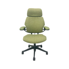 Humanscale Freedom High Back Camira Hemp Acre Front
