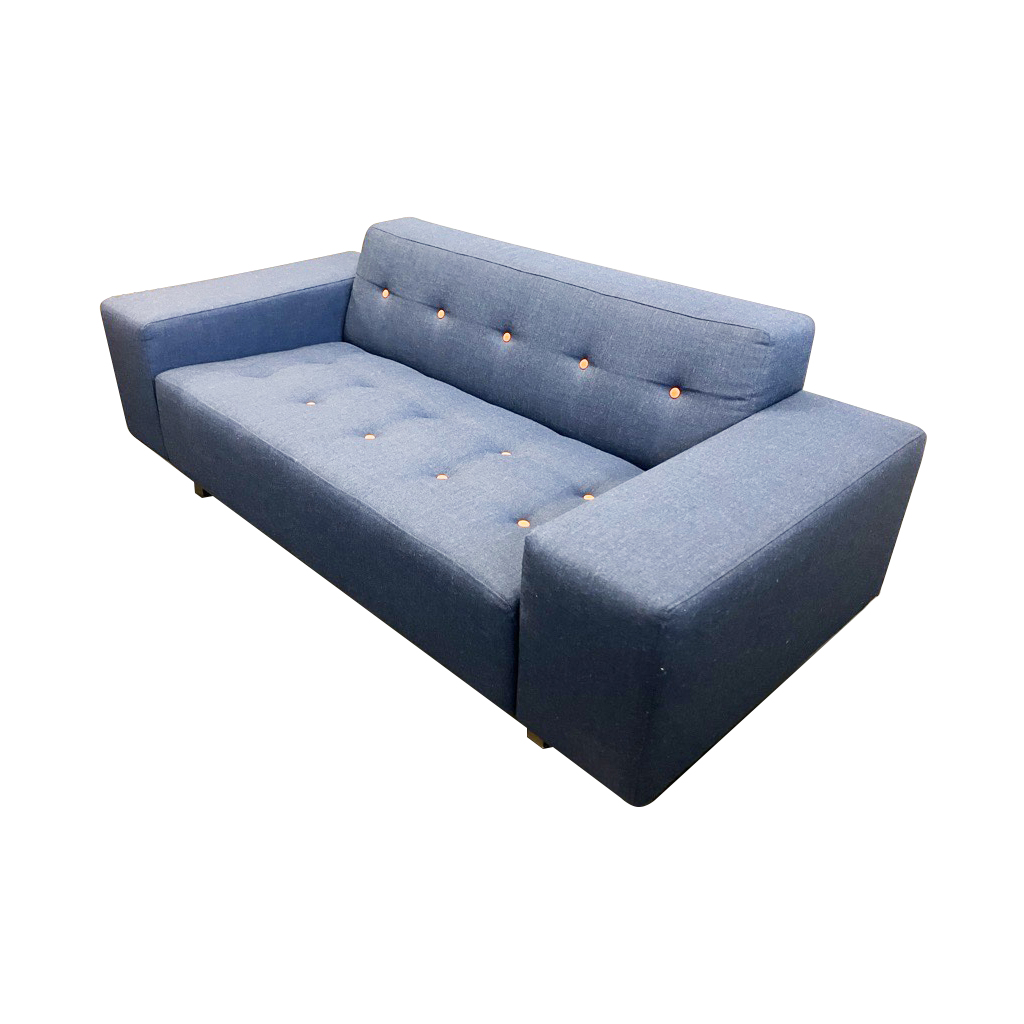 Hitch Mylius HM46 2 Seater Sofa Right Side Light Blue Hitch Mylius HM46 2 Seater Sofa
