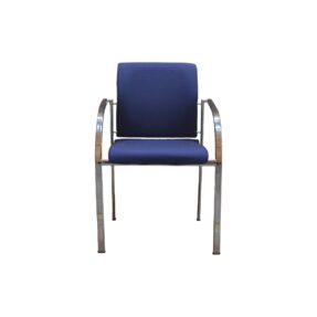 Antocks Lairn Meeting Chair Blue & Chrome