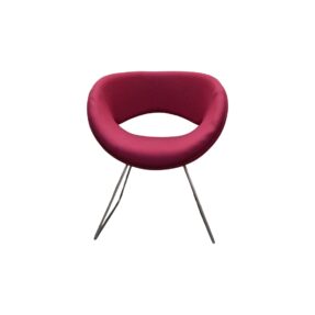 Boss Happy Chair - Deep Pink & Chrome
