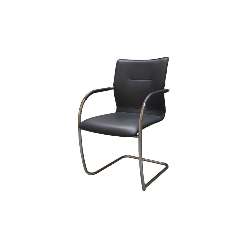 Brunner Plaza Chair Grey & Chrome