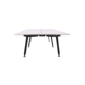 Herman Miller Abak Desk Back To Back 4 Person Oval Legs
