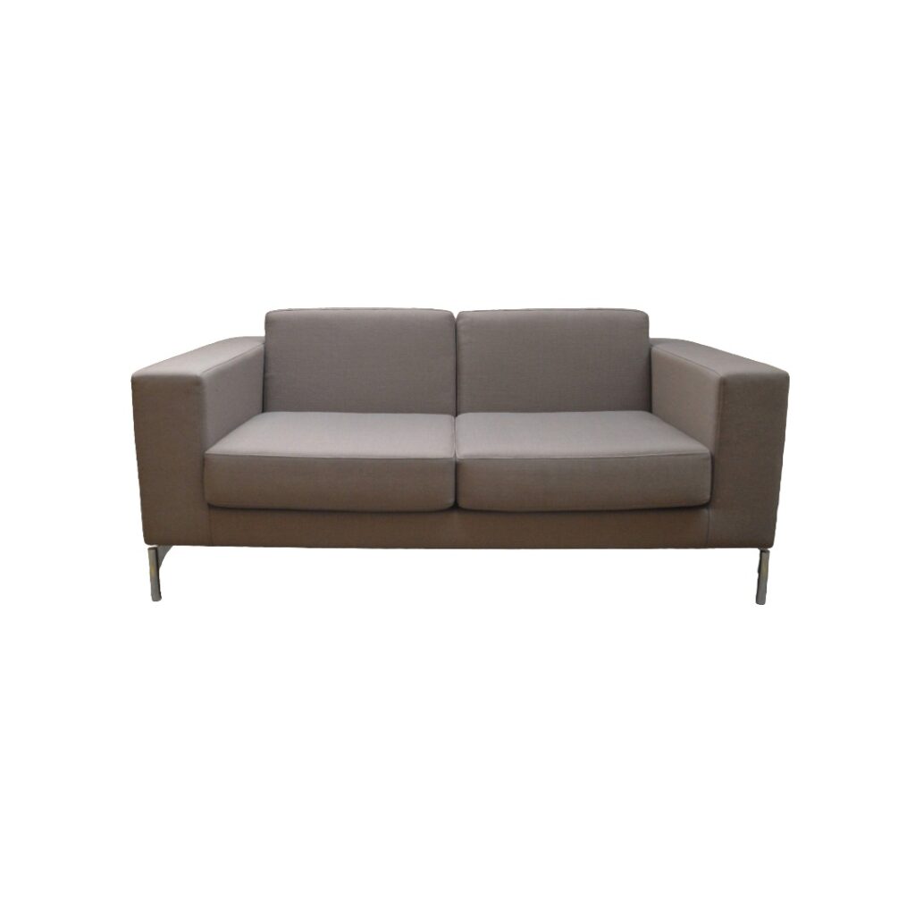 Hitch Mylius Sofa Grey & Chrome