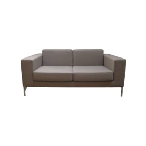 Hitch Mylius Sofa Grey & Chrome