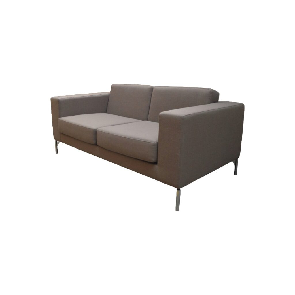 Hitch Mylius Sofa Grey & Chrome