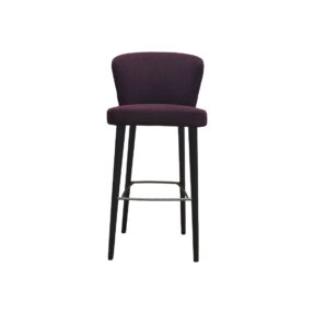 Minotti Bar Stool Purple & Black