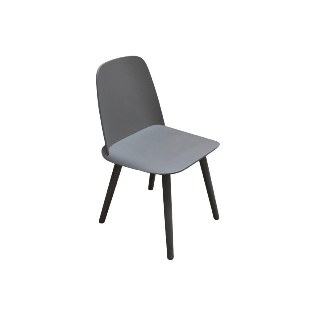 Muuto Nerd Chair Wooden Grey