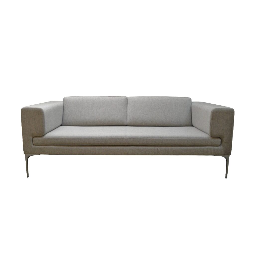 Orangebox Vale-09 Sofa Grey & Chrome