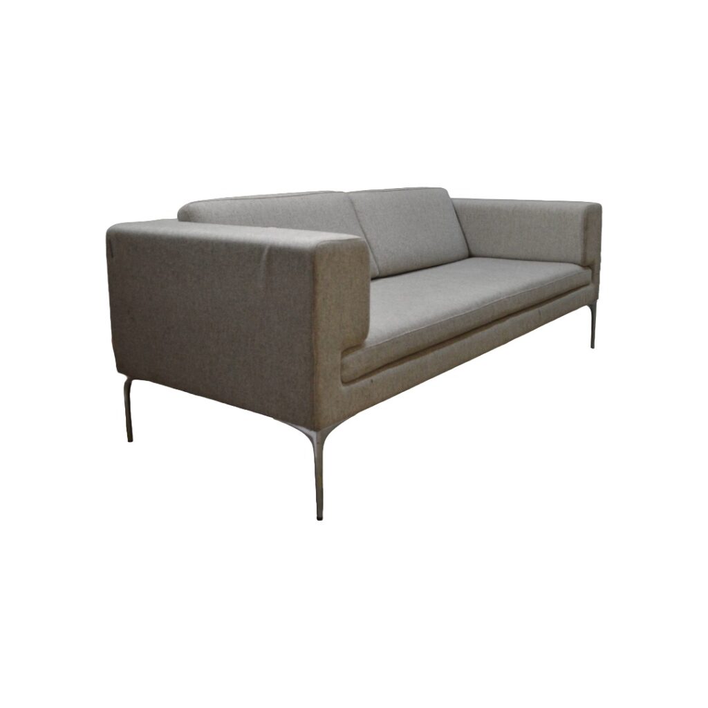Orangebox Vale-09 Sofa Grey & Chrome