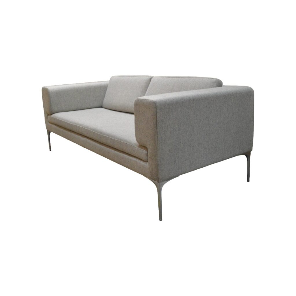 Orangebox Vale-09 Sofa Grey & Chrome