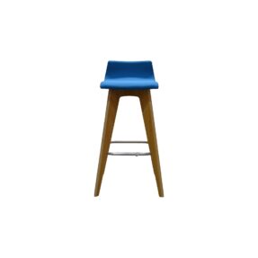 Sven Bar Stool - Blue & Oak