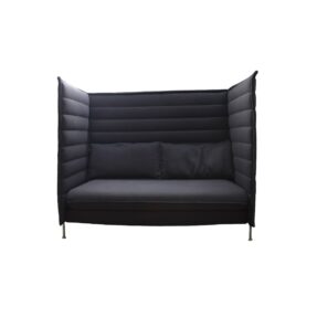 Vitra Alcove 2 Person Grey & Chrome