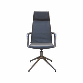 Cambridge Park Donati Executive Meeting Chair Grey Chrome