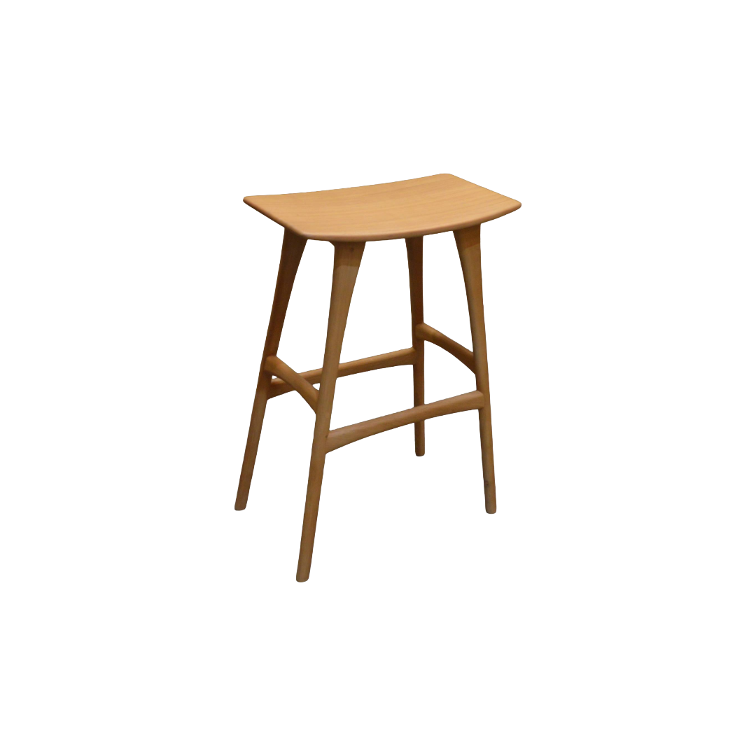Ethnicraft Osso Oak Bar Stool (2) Ethnicraft Osso Bar Stool