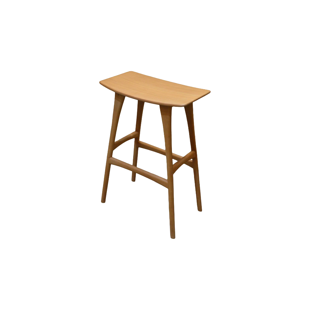 Ethnicraft Osso Oak Bar Stool (3) Ethnicraft Osso Bar Stool