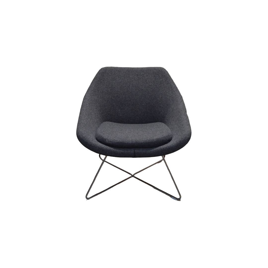 Allermuir Open Lounge Charcoal (1) Allermuir Open Lounge Charcoal