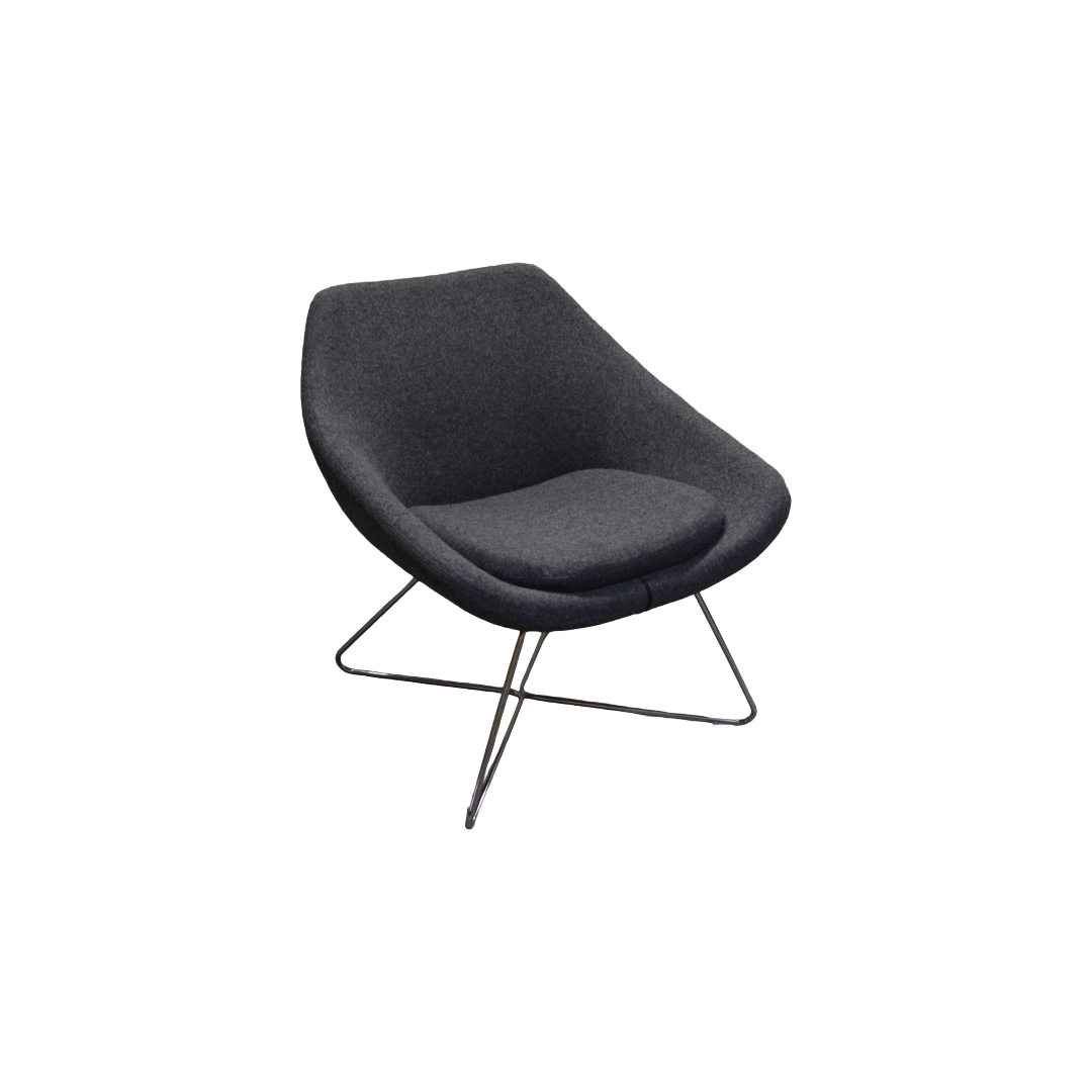 Allermuir Open Lounge Charcoal (2) Allermuir Open Lounge Charcoal