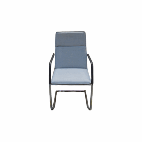 Brunner Finasoft Light Blue Fabric Chrome