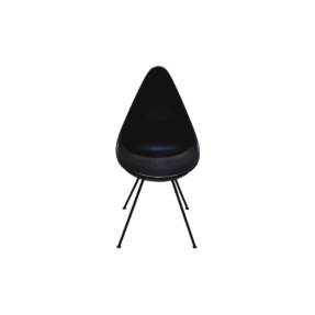 Fritz Hansen Drop Chair Black