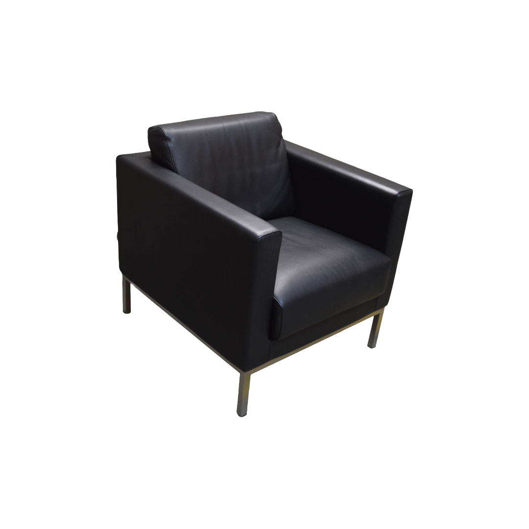 Giulio Marelli Armchair Black (2) Giulio Marelli Armchair Black