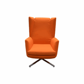 Marelli Fly Armchair Orange Chrome
