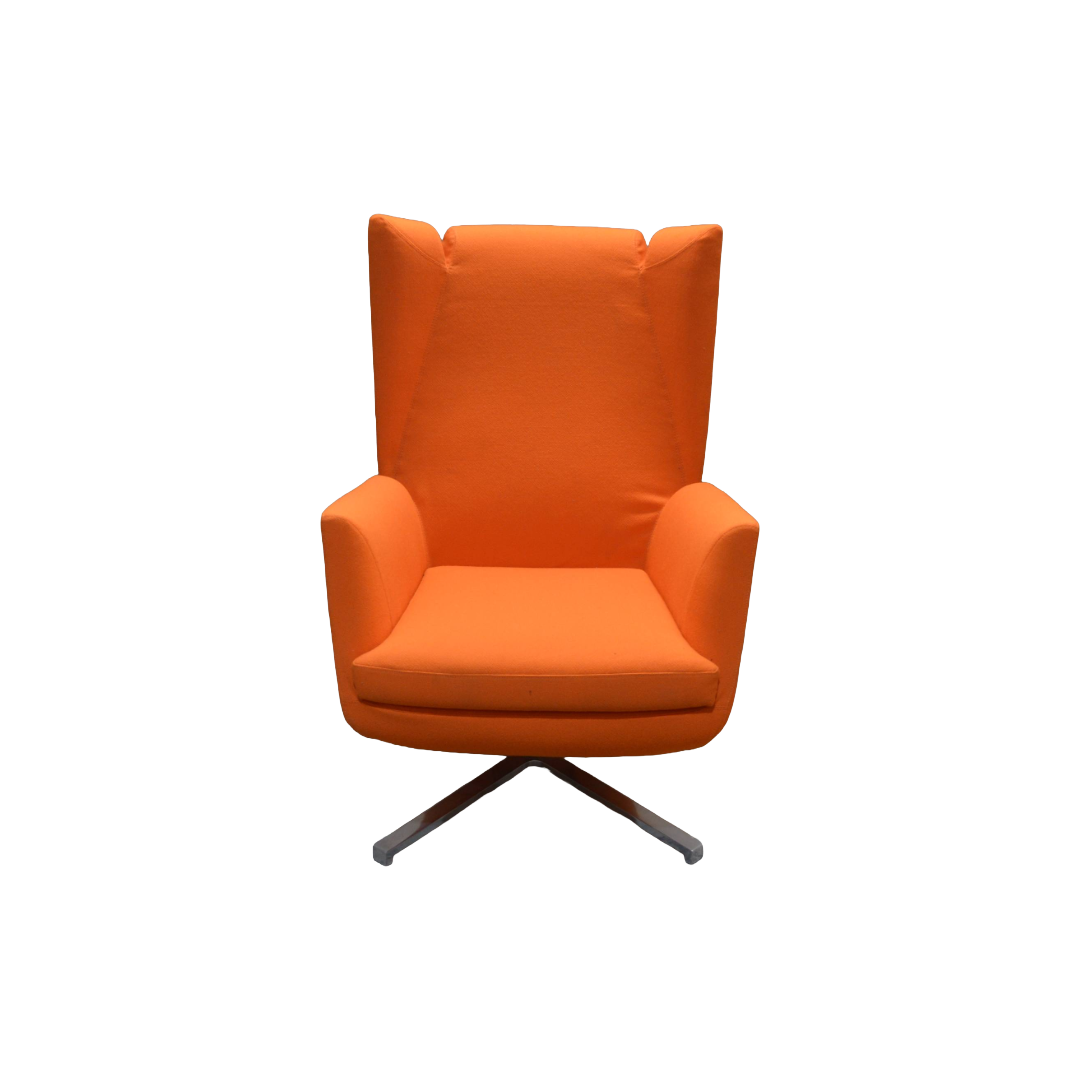 Marelli Fly Armchair Orange Chrome (1) Marelli Fly Armchair Orange Chrome