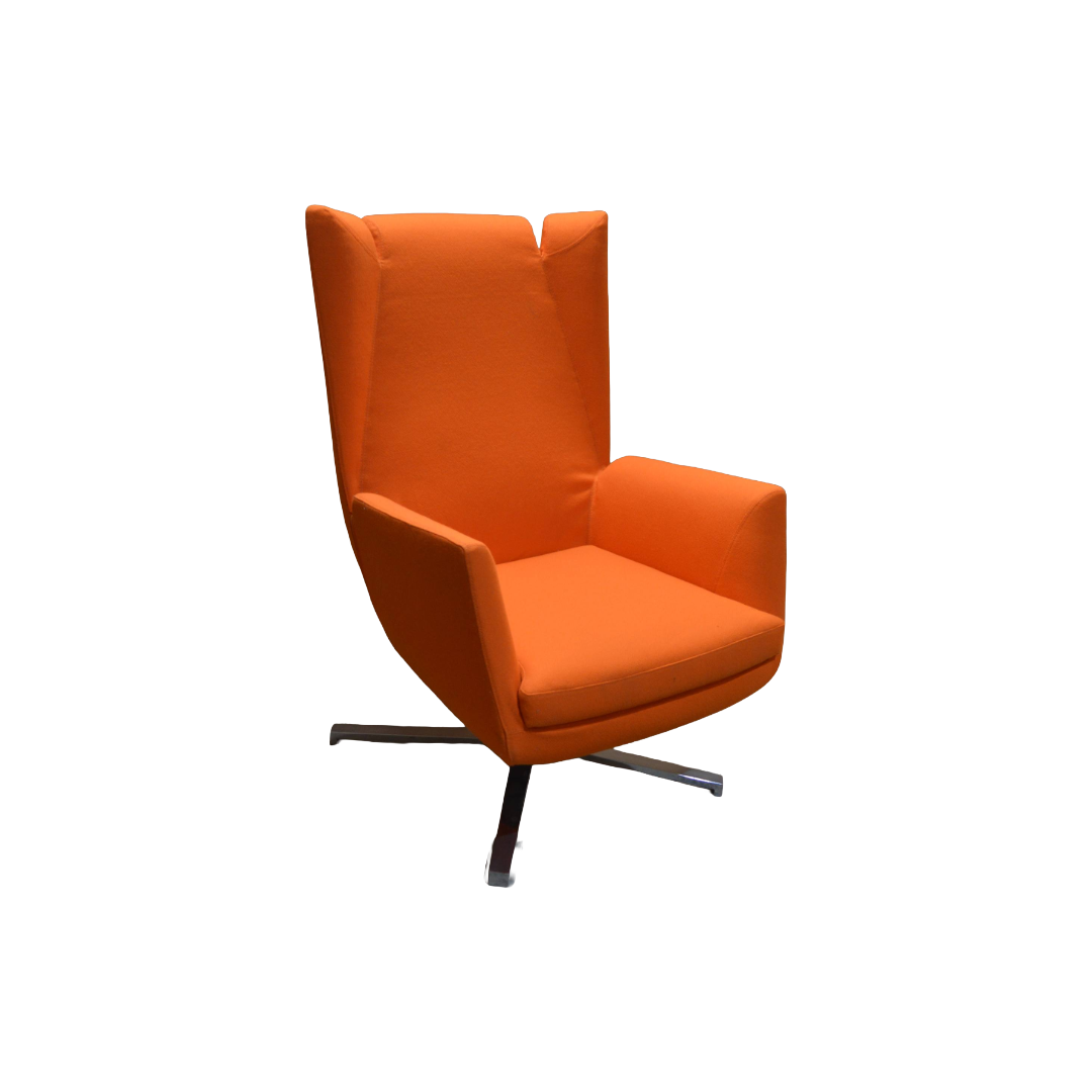 Marelli Fly Armchair Orange Chrome (2) Marelli Fly Armchair Orange Chrome