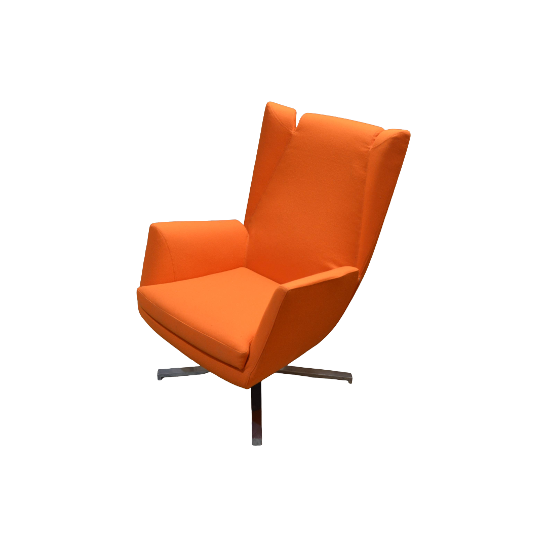 Marelli Fly Armchair Orange Chrome (3) Marelli Fly Armchair Orange Chrome