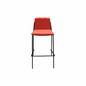 Sling Stool Burnt Orange Black