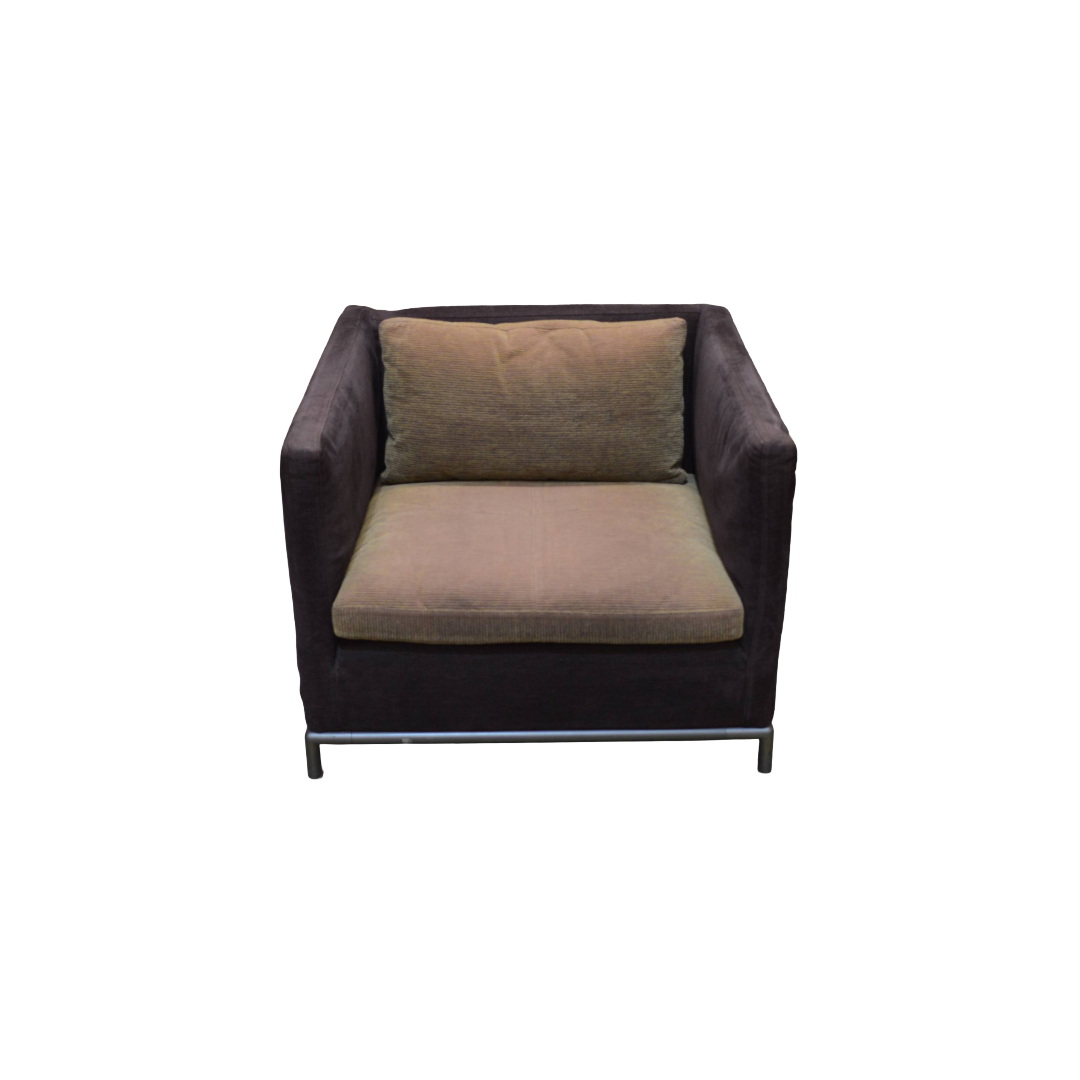 B&B Italia George Armchair Brown Beige (1) B&B Italia George Armchair Brown Beige