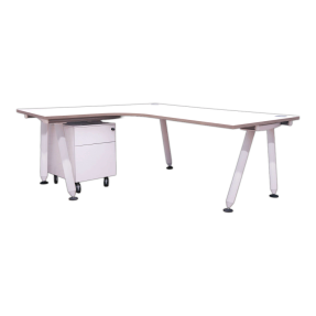 Herman Miller Abak Corner Oval Legs